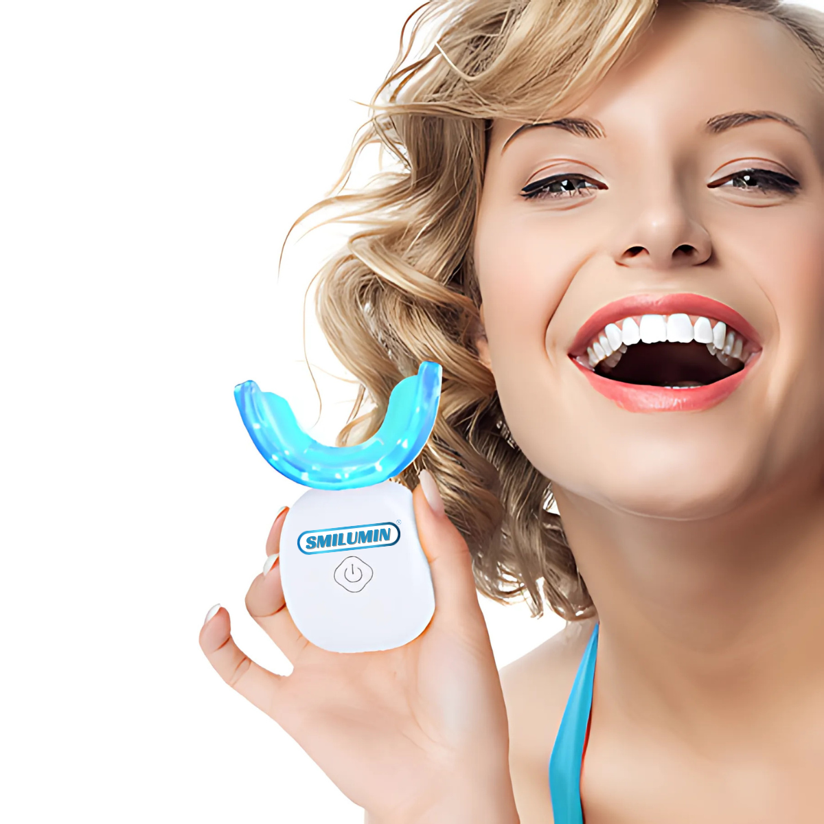 Smilumin – Kit de cuidados dentários com luz LED e tiras