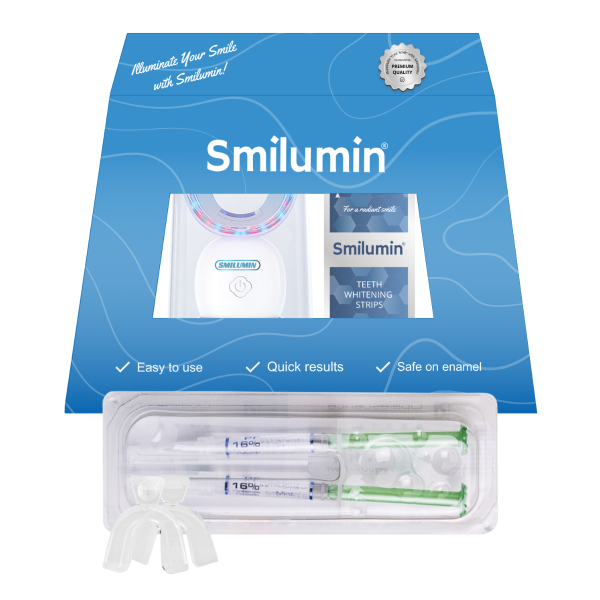 Kit de Clareamento Smilumin com Gel Opalescence 16%
