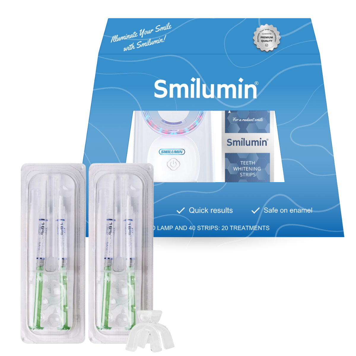 Kit de Clareamento Smilumin com Gel Opalescence 16%