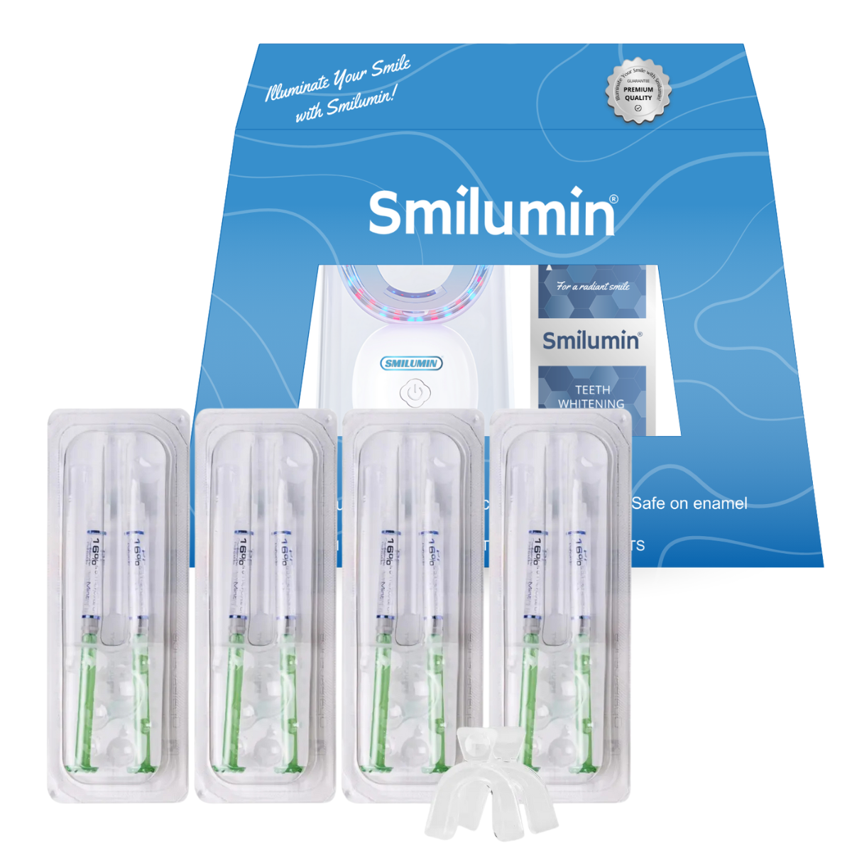 Kit de Clareamento Smilumin com Gel Opalescence 16%