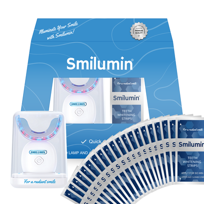 Smilumin – Kit de cuidados dentários com luz LED e tiras