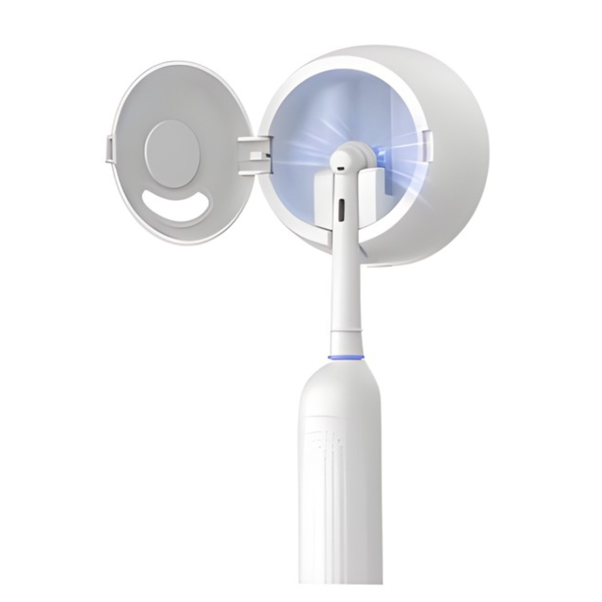 Elektrická zubná kefka čierna s UV sterilizátorom + 2 hlavice