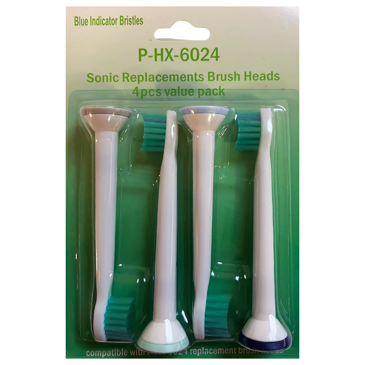 Conjunto de 12 Cabeças Compatíveis para Escovas de Dentes Philips Sonicare – P-HX-6044/P-HX-6074/P-HX-6024