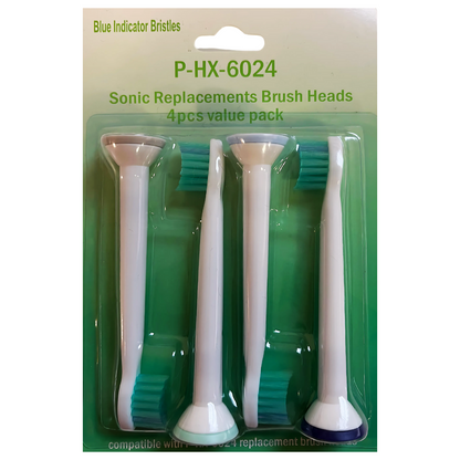 Conjunto de 12 Cabeças Compatíveis para Escovas de Dentes Philips Sonicare – P-HX-6044/P-HX-6074/P-HX-6024