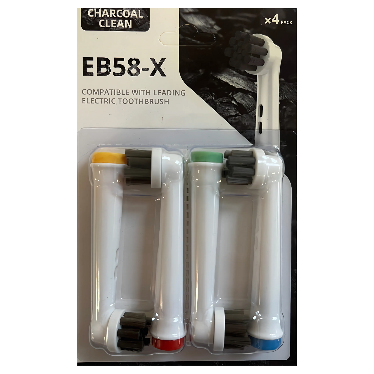 Conjunto de 8 Cabeças Compatíveis para Escovas Elétricas Braun Oral-B – EB58X/EB18-P