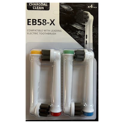 Conjunto de 8 Cabeças Compatíveis para Escovas Elétricas Braun Oral-B – EB58X/EB18-P